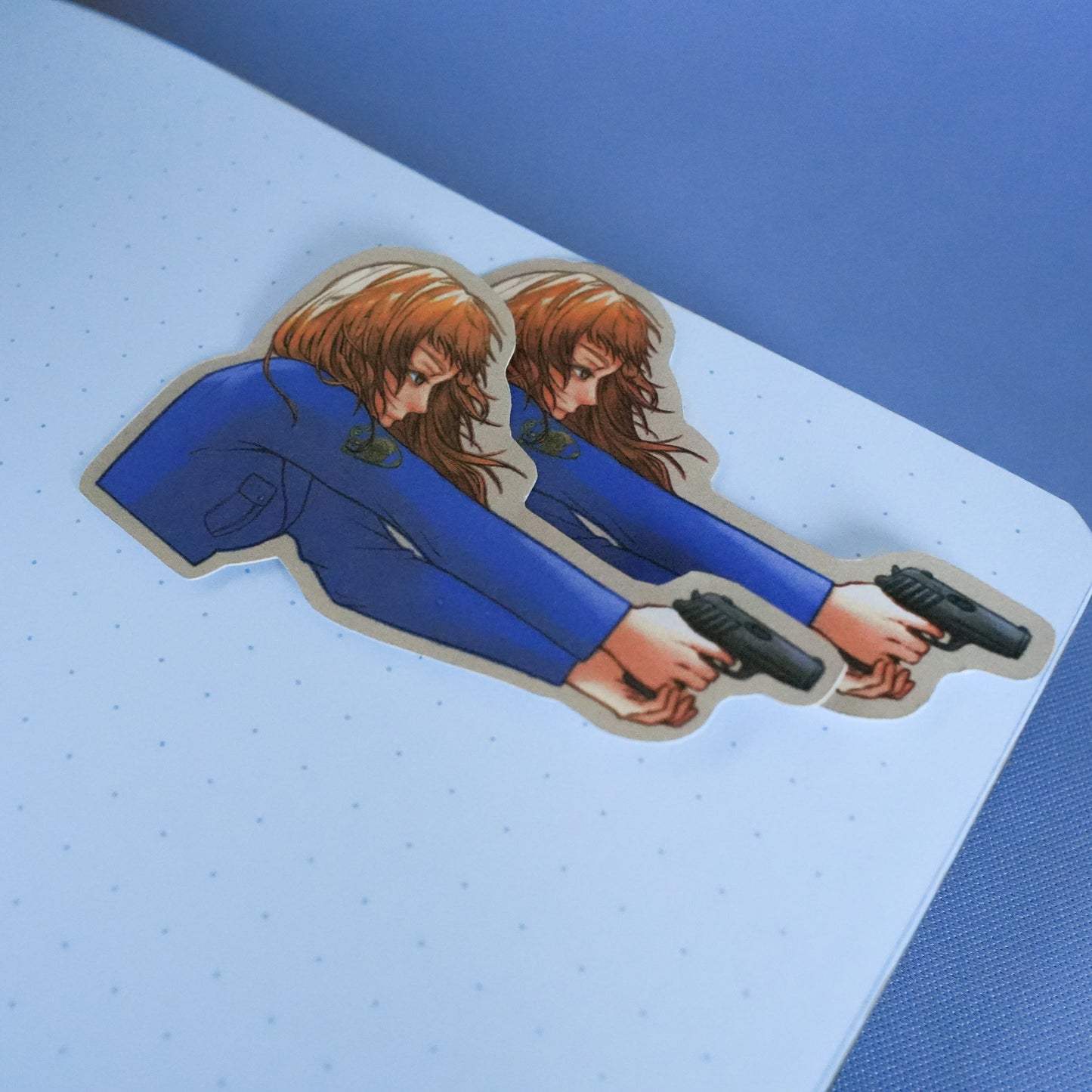 Police Officer 02 Die Cut Sticker