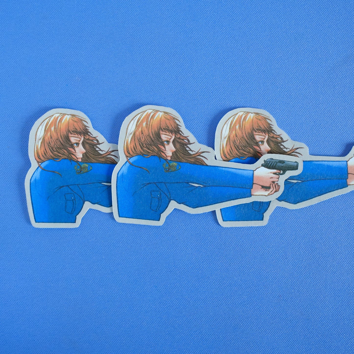 Police Officer 02 Die Cut Sticker