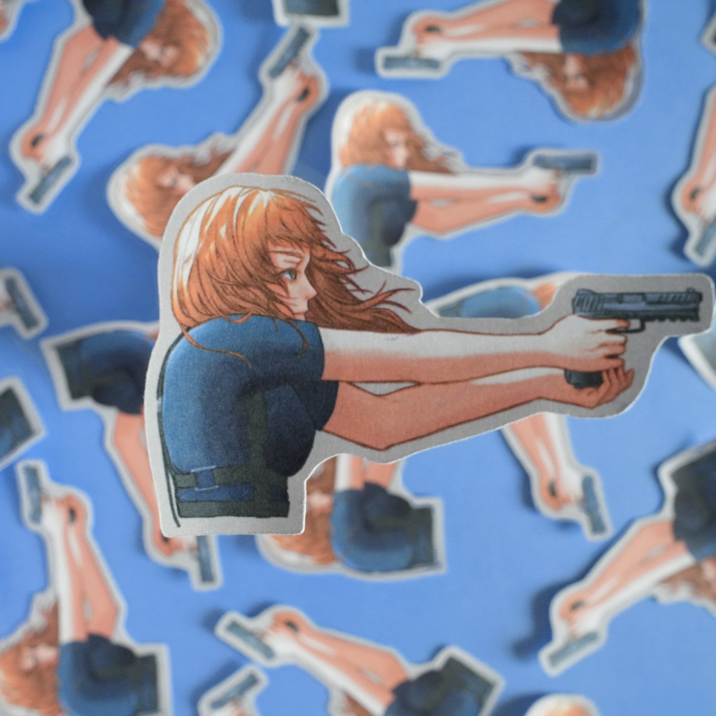 Special Agent 02 Die Cut Stickers
