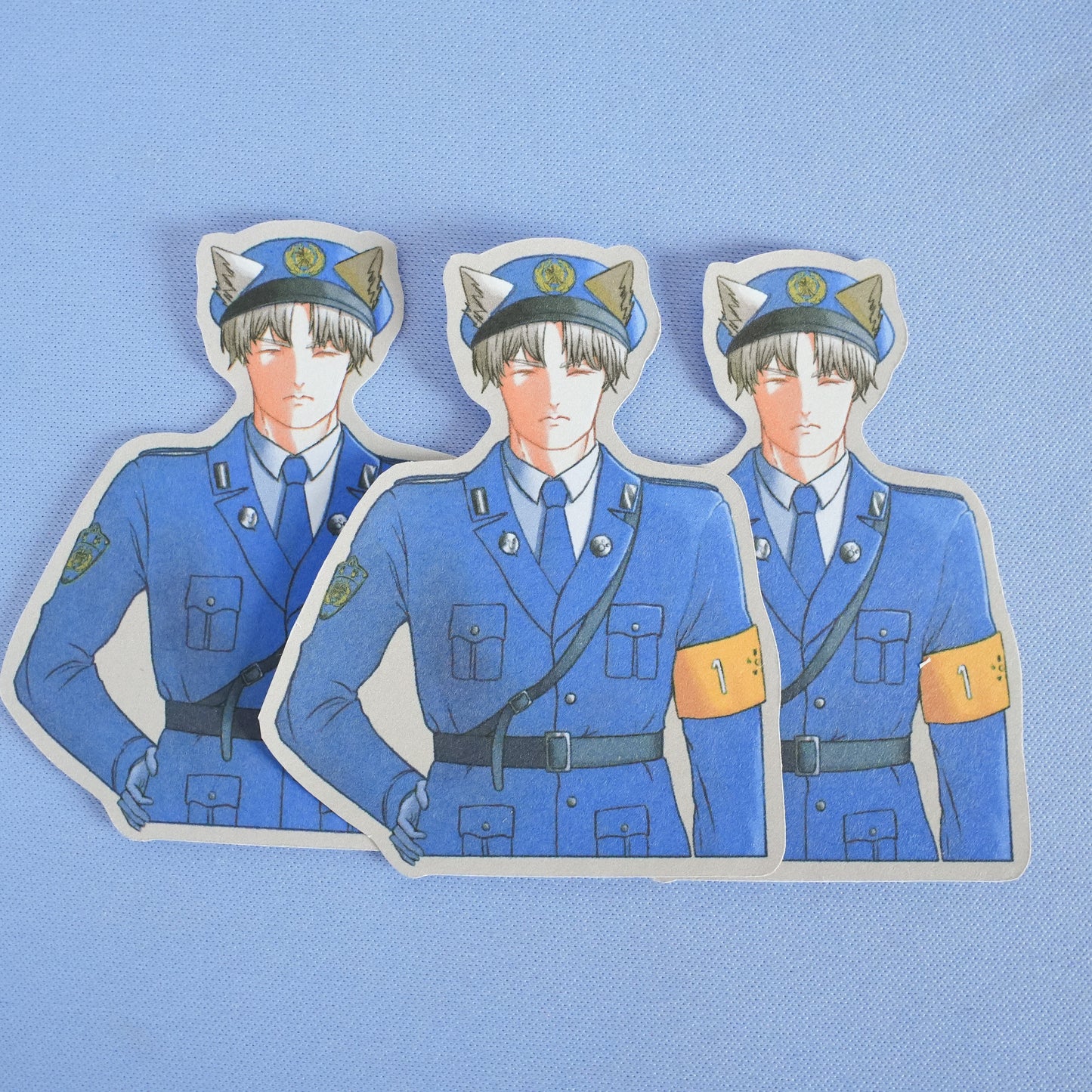 Police Officer 04 Die Cut Sticker
