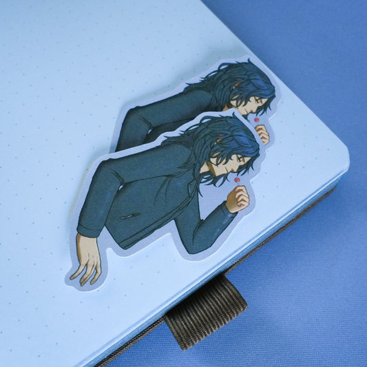 Mr. Crow Die Cut Sticker