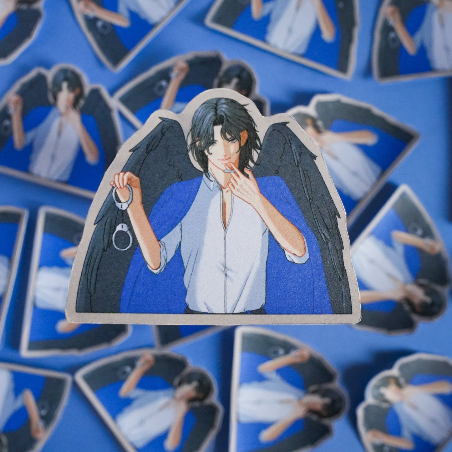 Police Officer 03 Die Cut Sticker