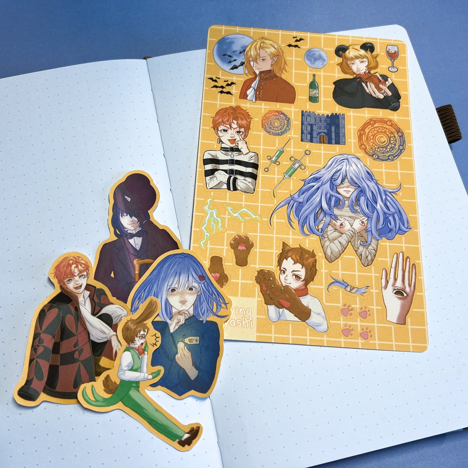 Spooky Supernatural Sticker Sheet And Die Cut Collection!
