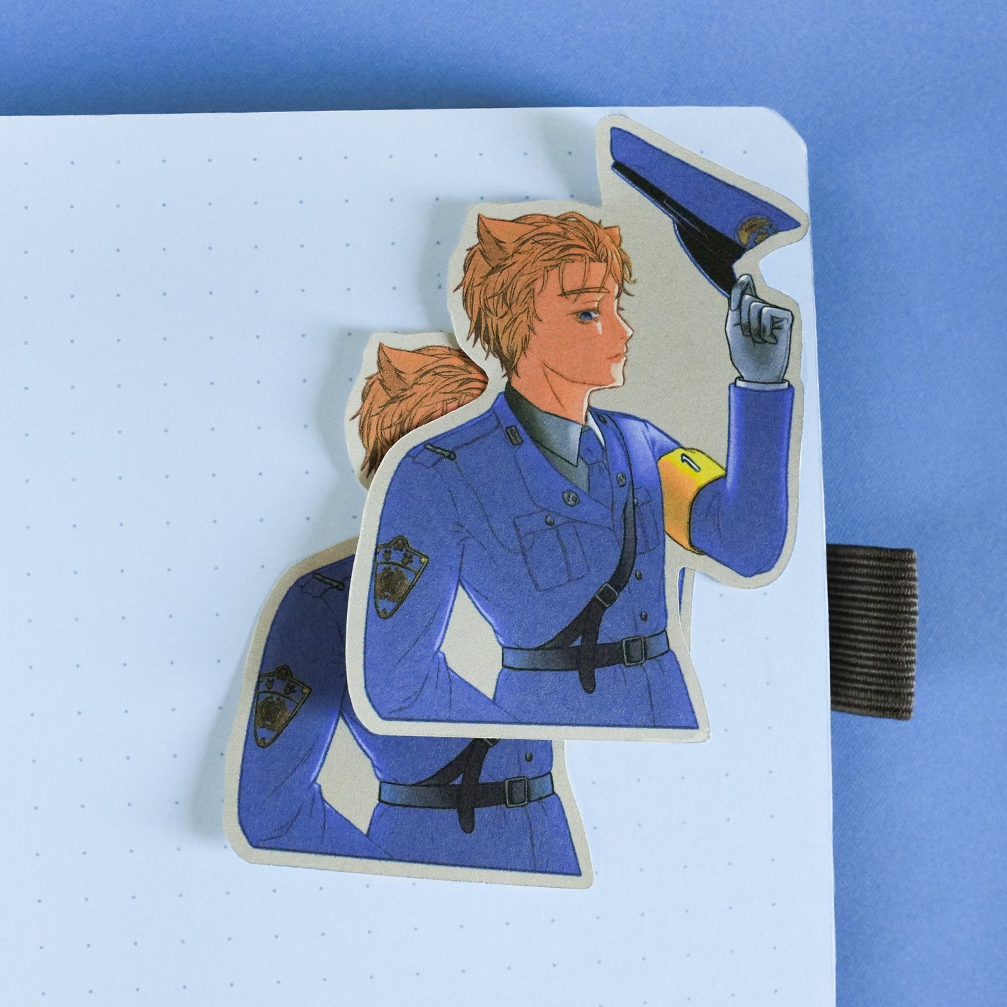 Police Officer 01 Die Cut Sticker