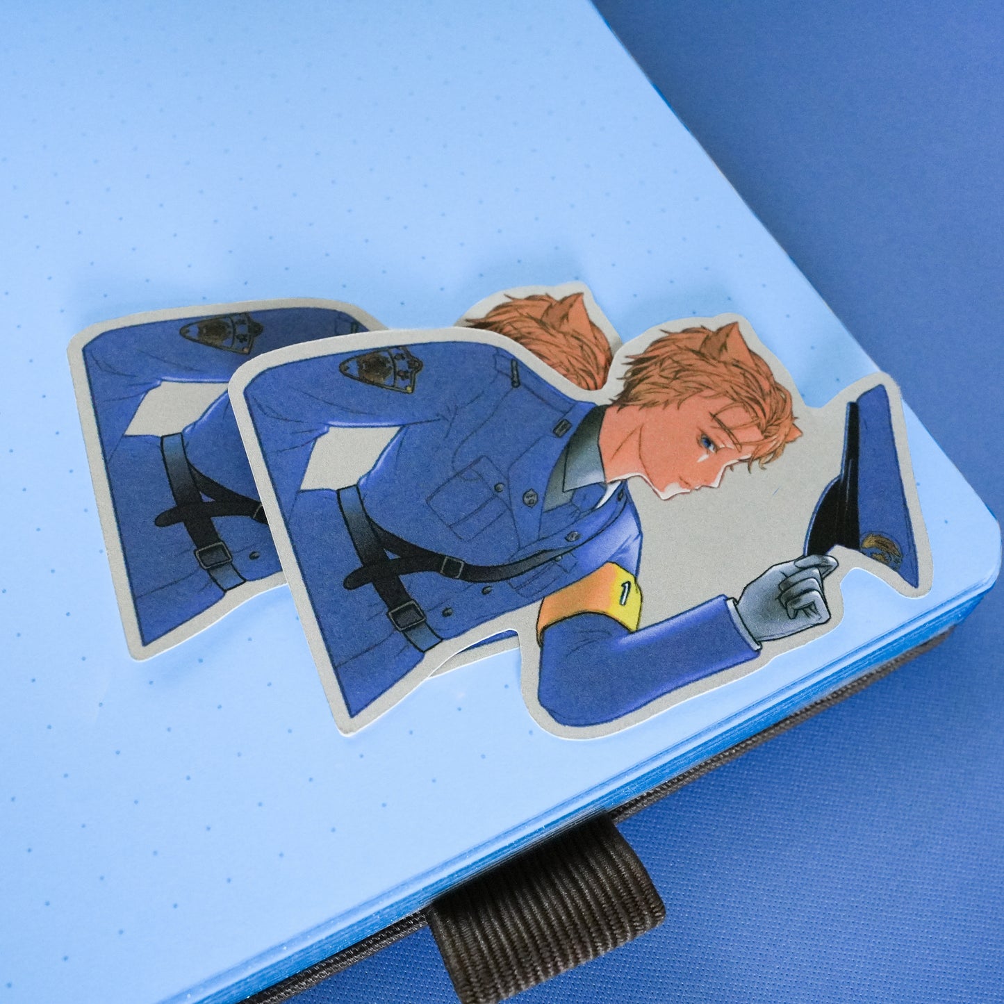 Police Officer 01 Die Cut Sticker