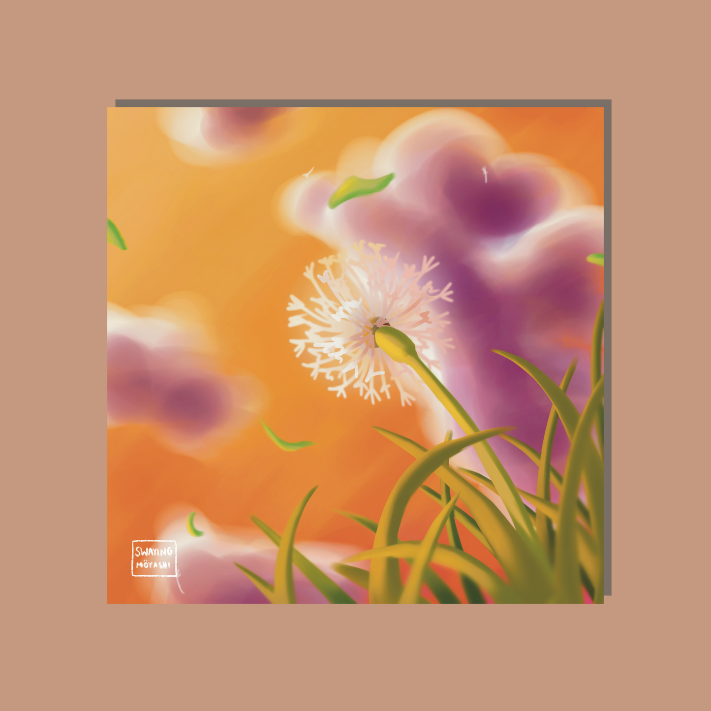 Dandelion Evening Mini Print