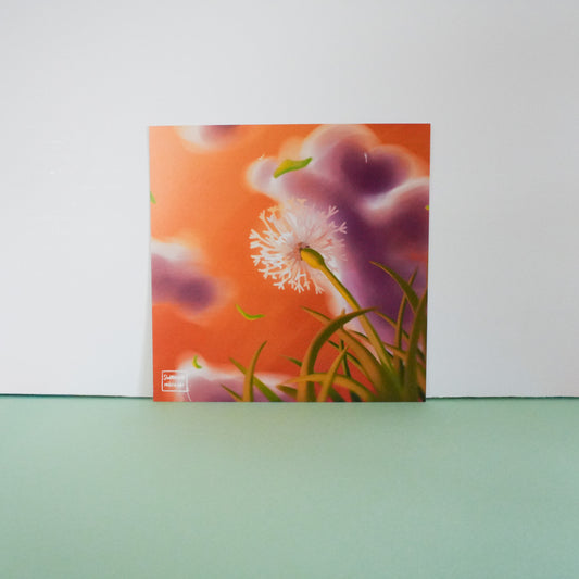 Dandelion Evening Mini Print
