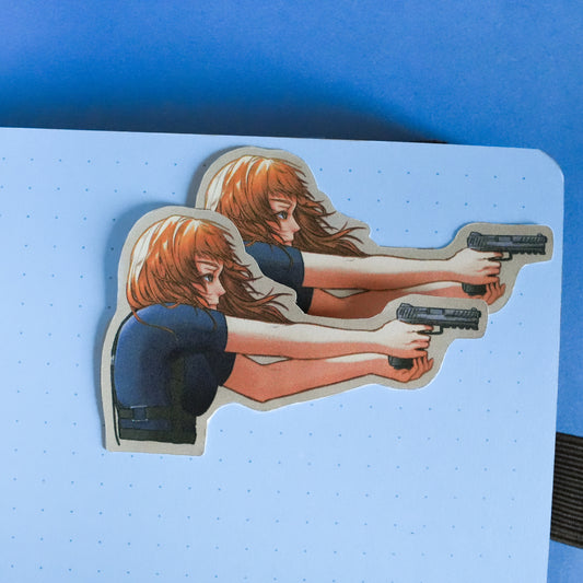 Special Agent 02 Die Cut Stickers