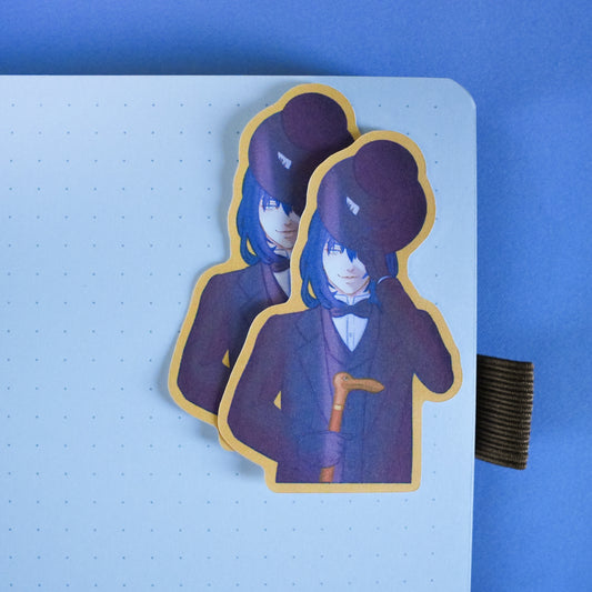 Mad Hatter Die Cut Sticker