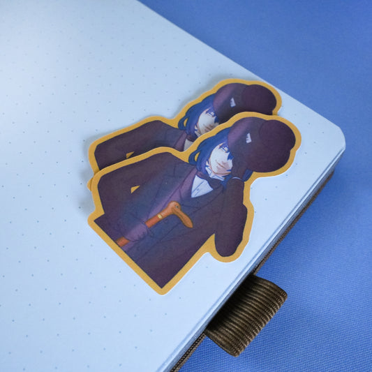 Mad Hatter Die Cut Sticker