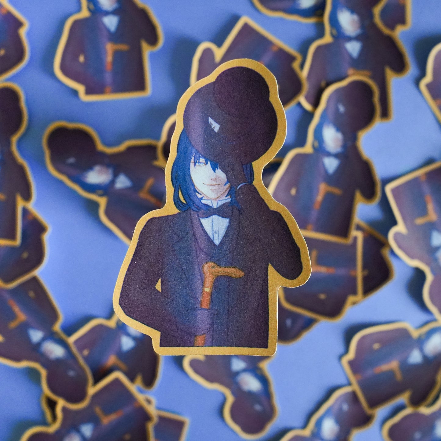 Mad Hatter Die Cut Sticker