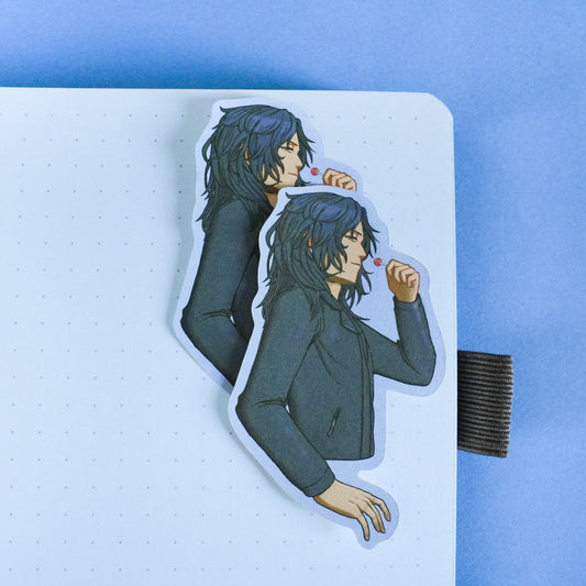 Mr. Crow Die Cut Sticker